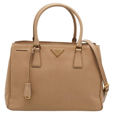 prada saffiano tote beige